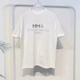 Rhinestone-cut faceted imitation diamond craftsmanship, 100% cotton double gauze relaxed fit short sleeve tee