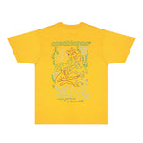 Casablanca T Shirts Fashion Print Street