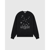 Autumn long-sleeve letter print crewneck heavyweight sweatshirt