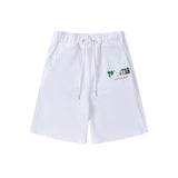 Factory direct trapstar rainbow letter gradient towel embroidery short sleeve t-shirt & fog high street shorts set