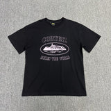 Wholesale foreign trade alcatraz basic series short-sleeve corteiz phantom letter logo print t-shirt
