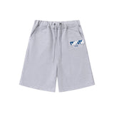 Factory direct trapstar rainbow letter gradient towel embroidery short sleeve t-shirt & fog high street shorts set