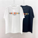 High-definition digital print crew neck t-shirt - summer short sleeve