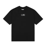 Letter logo cotton crew neck summer undershirt short sleeve tee