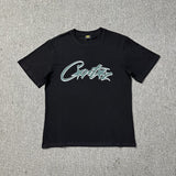 Wholesale foreign trade corteiz devil's island letter logo print short sleeve fog high street couple oversized t-shirt