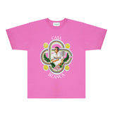 Casablanca T Shirts Fashion Print Street