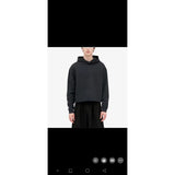 Embroidered letter & number minimalist couple's hoodie - autumn/winter sweatshirt