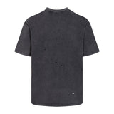 Collaborative distressed ripped & torn tee - authentic edition crew neck men's short sleeve t-shirt