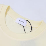 Rhude T Shirts Yacht Printing Cotton Loose Short Sleeves Men and Women