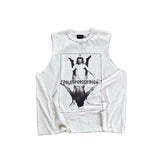 Vintage Wash Sleeveless Tank Top