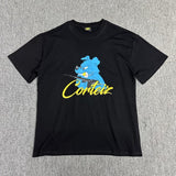 Wholesale foreign trade alcatraz basic series short-sleeve corteiz phantom letter logo print t-shirt