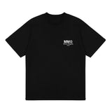 Digital logo front and back printing double yarn pure cotton neutral style short-sleeved t