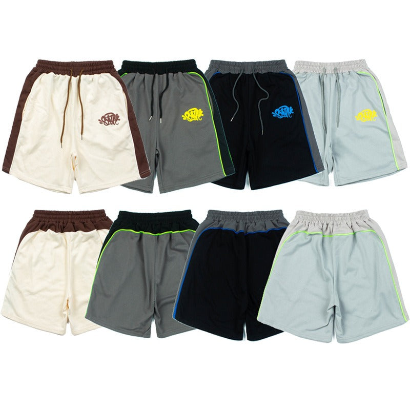 Hip-hop shorts american high street hip hop street retro rap casualshorts half length pants sweatpants sports pants