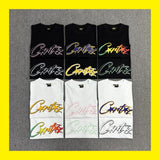 Wholesale foreign trade alcatraz basic series short-sleeve corteiz phantom letter logo print t-shirt