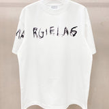 Summer high weight double yarn pure cotton short-sleeved t-shirt for men