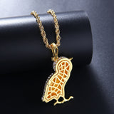 Jewelry 'Owl ' Necklace With Diamonds Animal Royalty