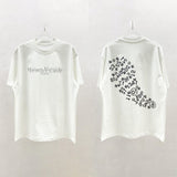 Digital note crew neck t-shirt - logo print reflective detail short sleeve men's