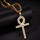 Jewelry Hip Hop Anhe Key Cross Pendant Egypt Pieces Jesus Pieces Royalty Ankh