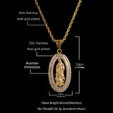 Jewelry Fashion Brick Pendant Necklace Egypt Pieces Far East Jesus Pieces Royalty