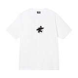 Three-label short-sleeve summer men's relaxed fit high-quality t-shirt