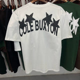 American cole buxton short sleeve men's couple ins high street spring summer loose t-shirt women's cb