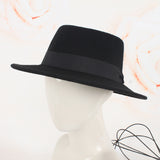 Walter White Hats Autumn and Winter Simplicity Fashion Wide Brim Wool Top Hat Leisure Felt Cap Wool Cap