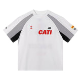 Ducati soccer jersey collaboration printed football t-shirt & relaxed fit tracksuit set