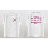 Imported flocked digital print crew neck 100% cotton heavyweight short sleeve t-shirt - couple's style