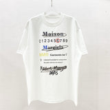 Real shot of round neck worsted pure cotton weight t-shirt casual short sleeves