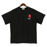 American rhu co-branded marlboro f formula traffic jam coconut tree sunset logo short-sleeved couple t