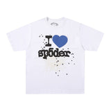 Spder hip-hop singer hotfix rhinestone foil letter print short sleeve t-shirt & rhinestone embellished shorts set (couple's style)