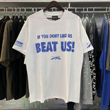 Hs-f summer collection: fog high street washed & distressed heavyweight crew neck graphic tee - couple's style