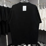 Suede foam printed unisex crew neck 100% cotton short sleeve t-shirt