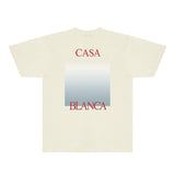 Casablanca T Shirts Fashion Print Street