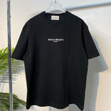 Real shot, in-stock, eight-language text print, 100% cotton short-sleeve t-shirt