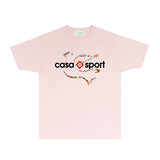 Casablanca T Shirts Fashion Print Street