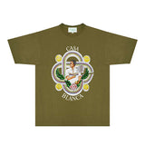Casablanca T Shirts Fashion Print Street