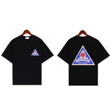 American rhu co-branded marlboro f formula traffic jam coconut tree sunset logo short-sleeved couple t