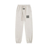 Fog season 8 essentials flocked silicone printing couple loose hooded sweatshirt pants