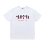 Cross-border trade trapstar rainbow letter gradient towel embroidery short sleeve t-shirt & fog high street shorts set