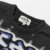 MAJESTIK T Shirts Lion Football Graphic Crop Tee Hot Diamond Design