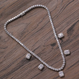 Zircon necklace full of zirconium