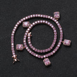 Zircon necklace full of zirconium