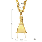 Jewelry 'Plug ' necklace