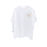 Spring/summer colorful inkjet pullover print crew neck short sleeve t-shirt