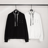 Maison margiela hat embroider mm logo pure cotton pullover hooded easiest for match sweatshirt hoodie