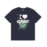 Spder short-sleeved t-shirt young thug foam letter couple hoodie pink