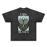 Casablanca Distressed T-Shirt