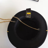 Walter White Fedora Fedora Hat British Vintage Woolen Top Hat