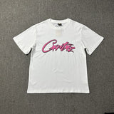 Wholesale foreign trade corteiz devil's island letter logo print short sleeve fog high street couple oversized t-shirt
